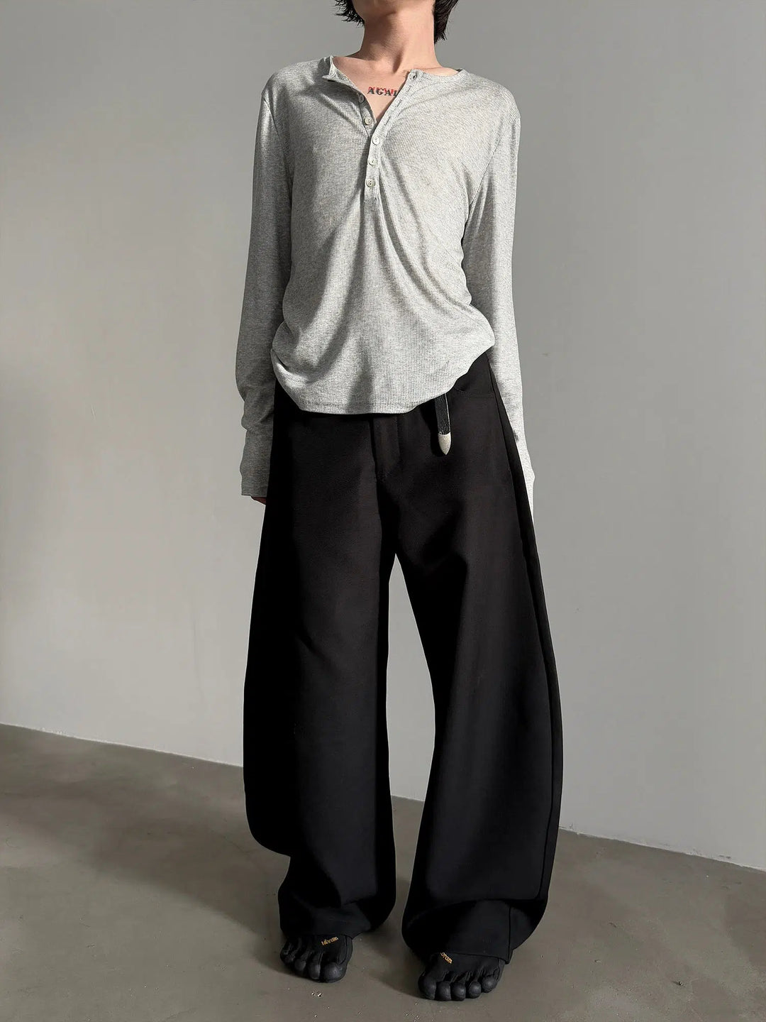 Wide-Leg High-End Casual Pants