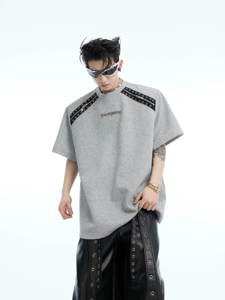 Removable Sleeve Deconstructed T-shirt