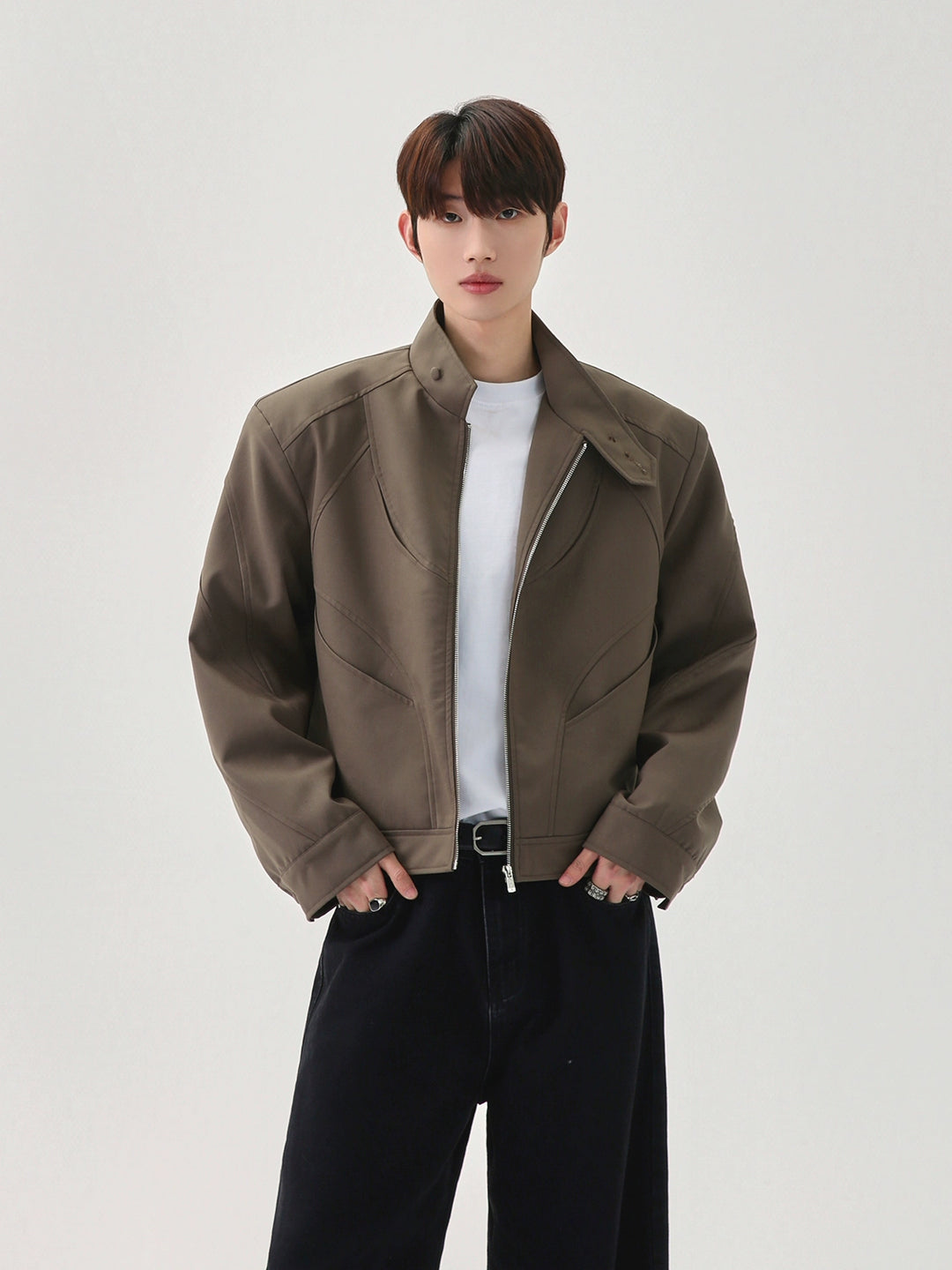 Stand-up Collar Bomber Jacket