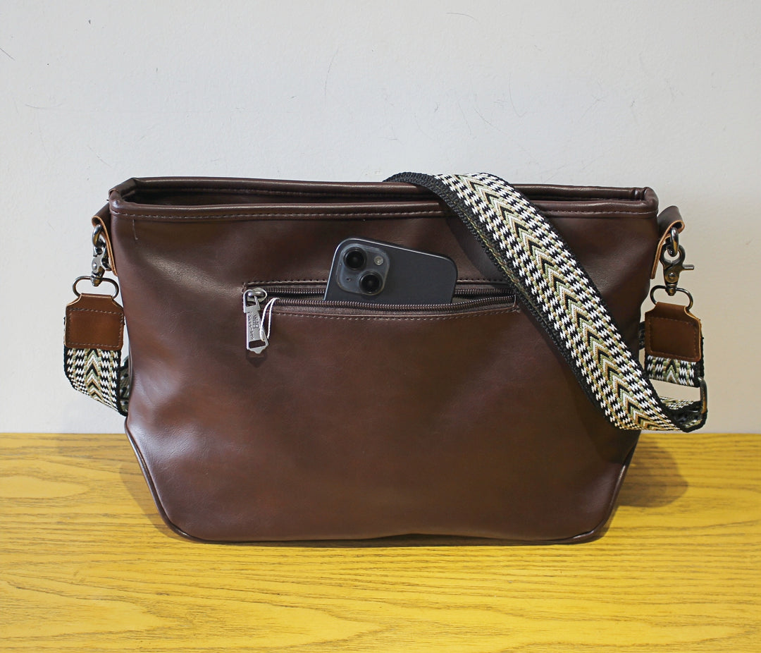 Leather Crossbody Shoulder Bag