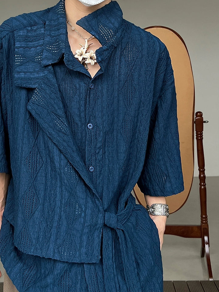 Blue Short Sleeve Shirt