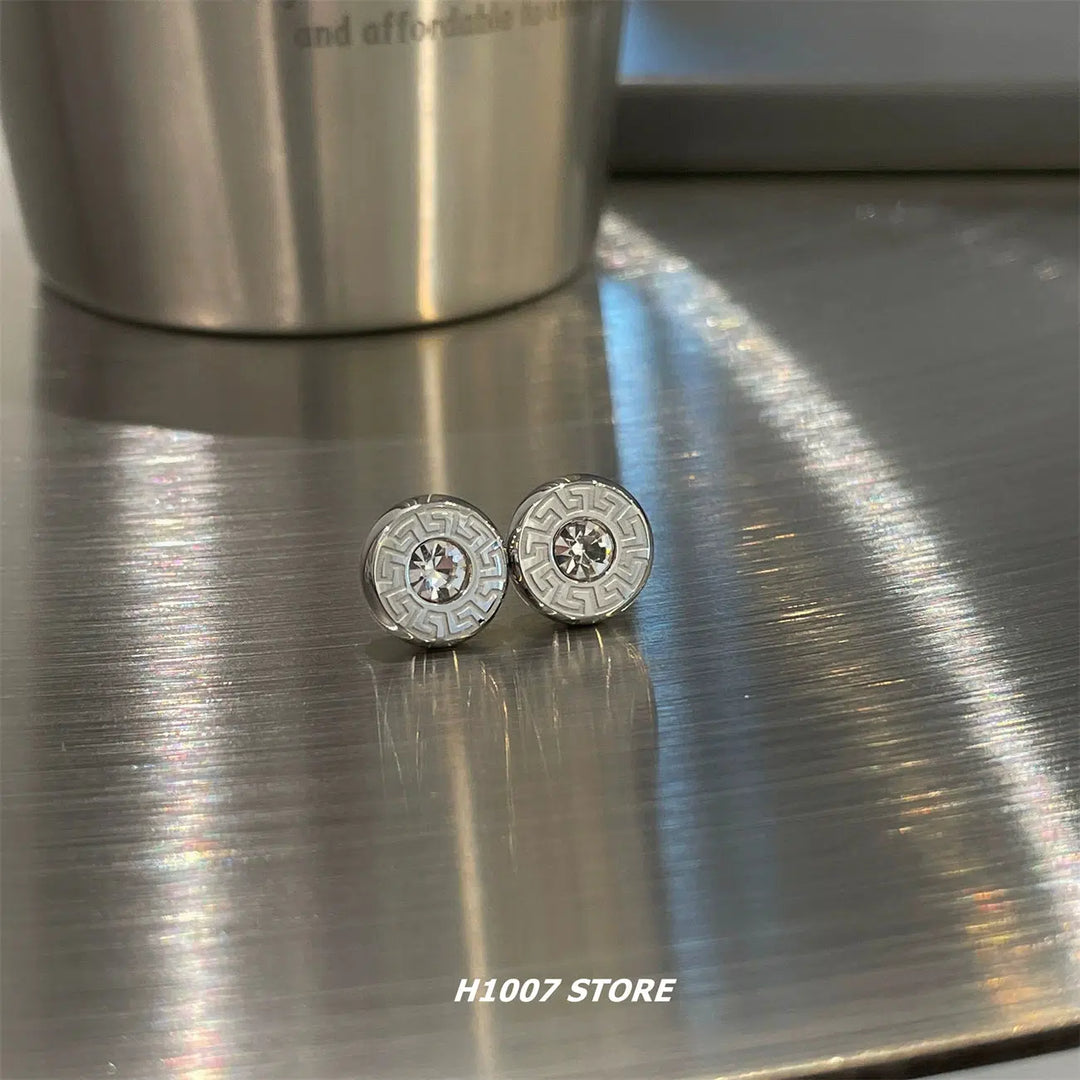 Titanium Steel Stud Earrings