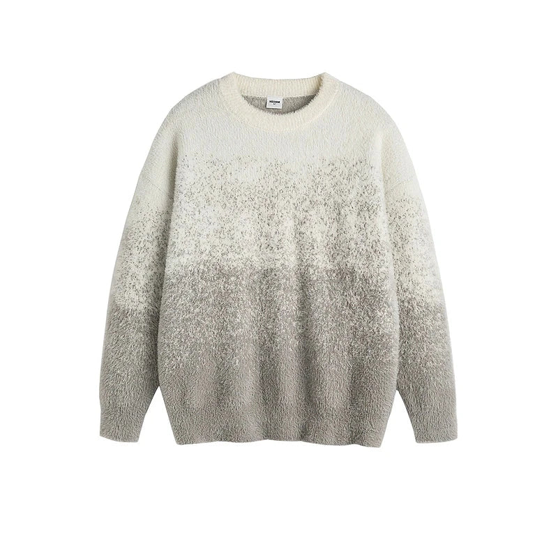 Imitation Mink Soft Gradient Knit Sweater