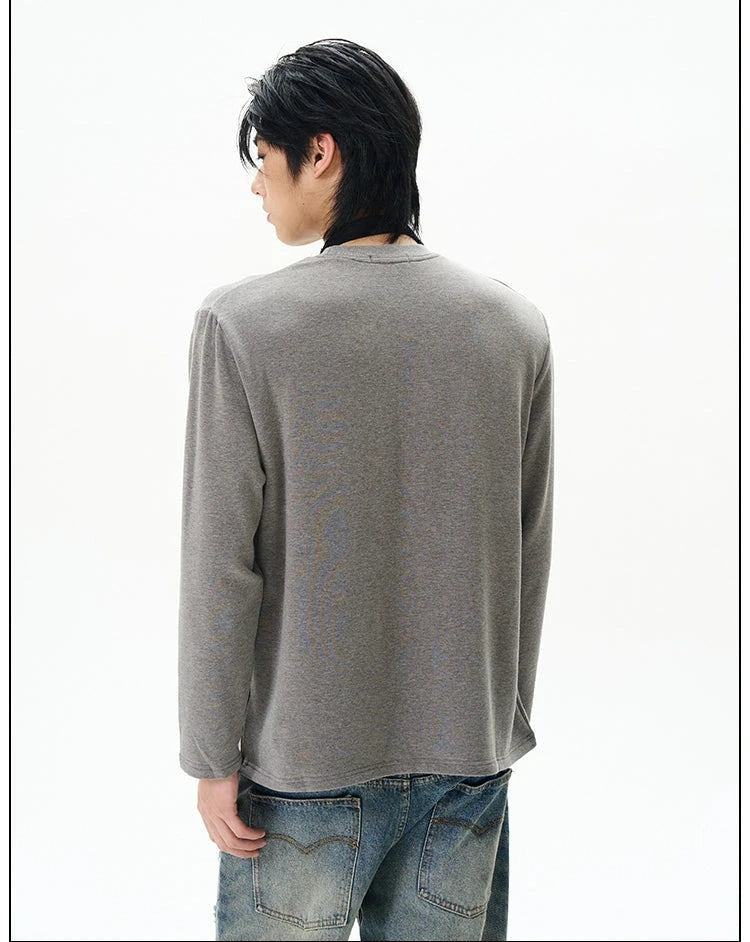 Velvet Long-Sleeve Pullover