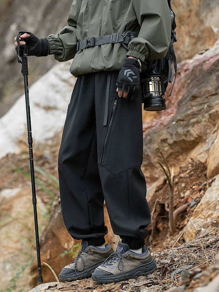 Pantalones de senderismo térmicos impermeables para exteriores 