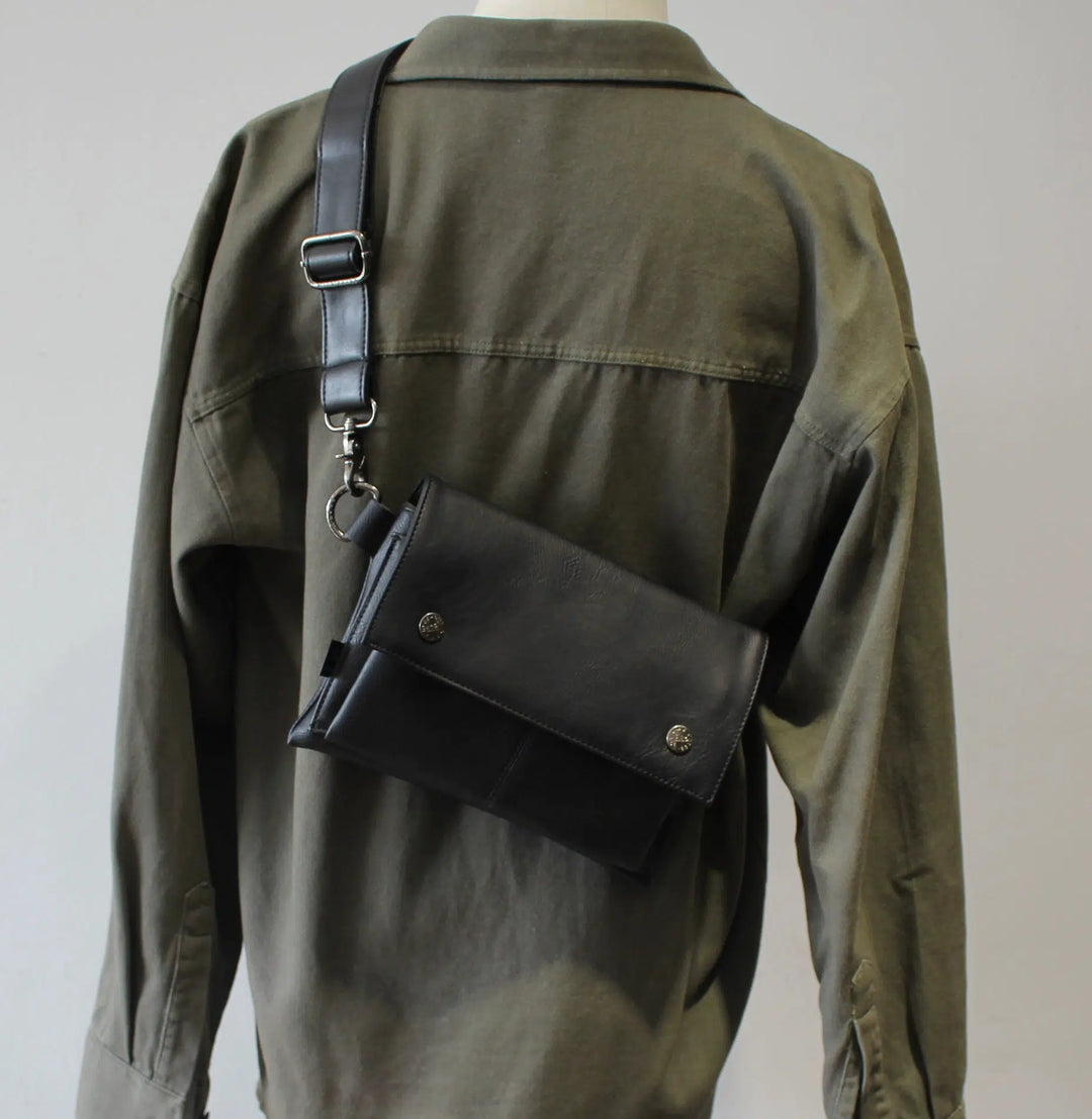 Soft Leather Crossbody Messenger Bag