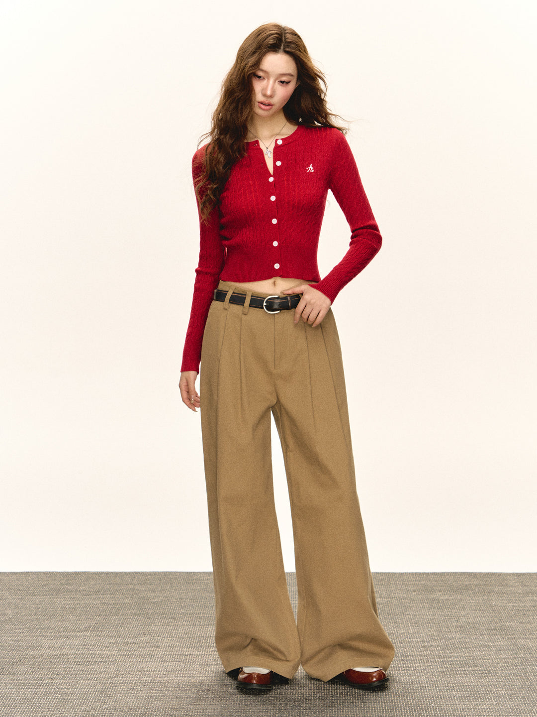 Loose Retro Straight Casual Pants