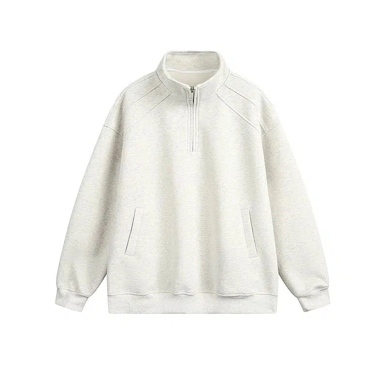 Loose-fit Half-Zip Pullover