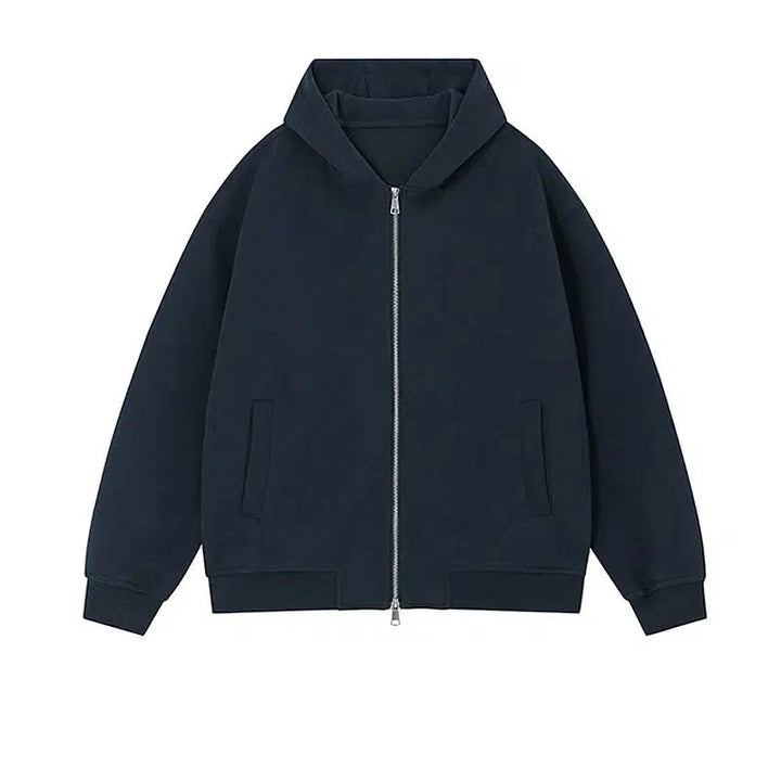 Hooded Zip-Up Sweatshirt