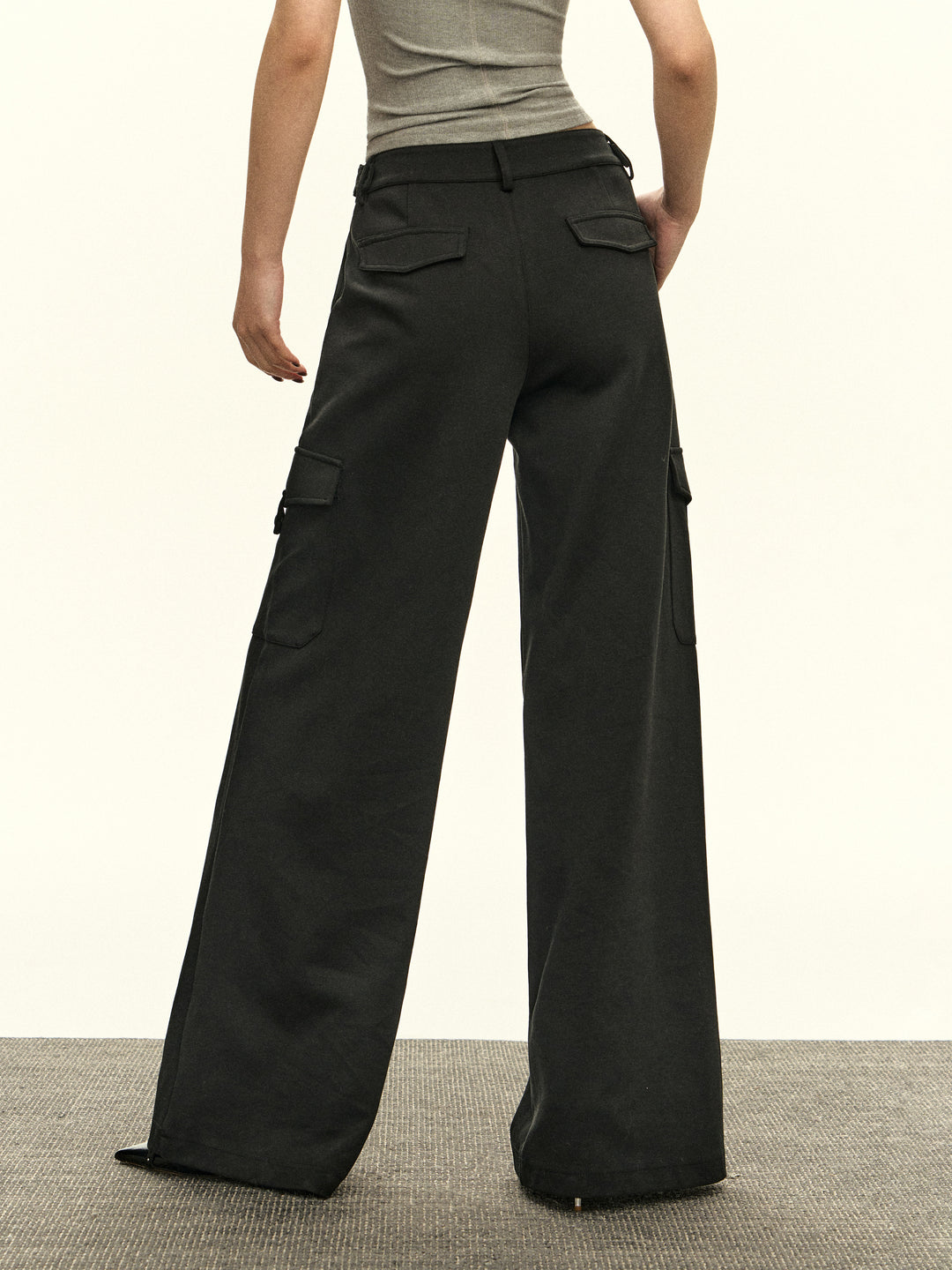 Cargo Wide-Leg Retro Overalls Pants