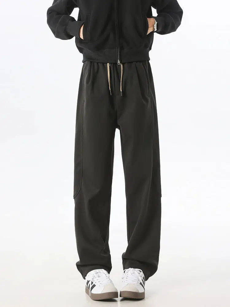 Woolen Drawstring Sweatpants