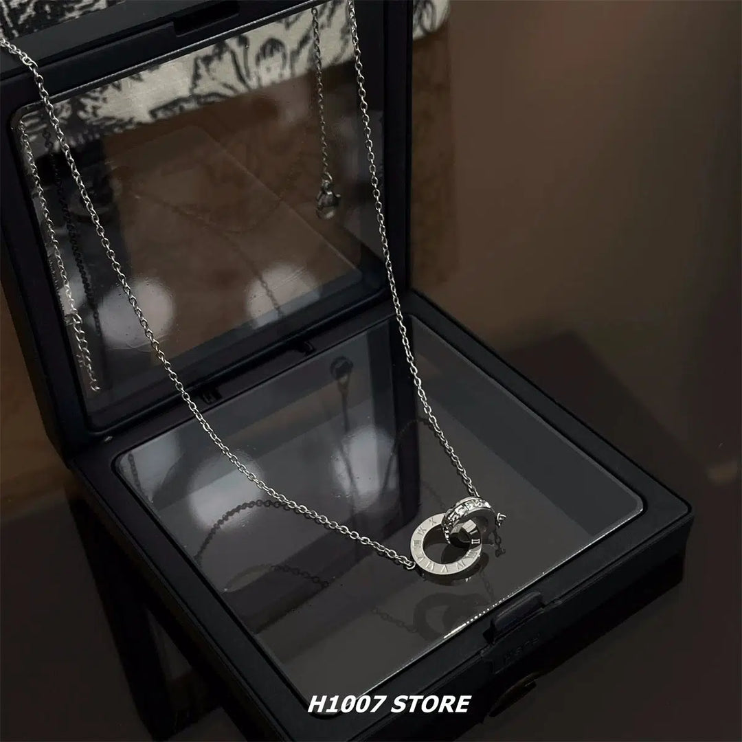 Diamond Letter Pendant Necklace