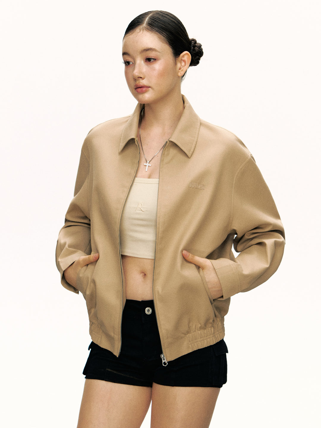 Retro Lapel Versatile Loose Jacket