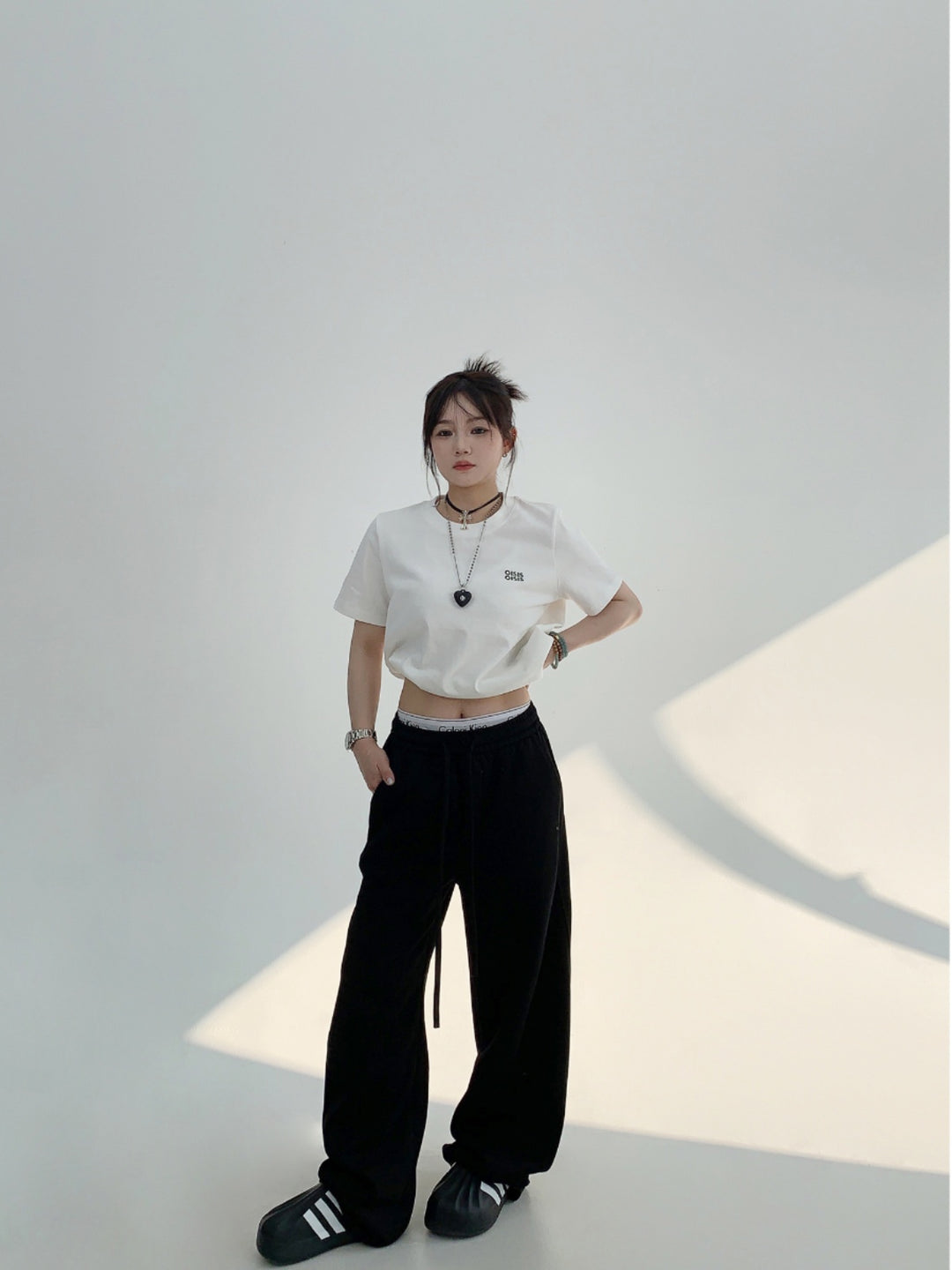 Wide-Leg Casual Sports Pants