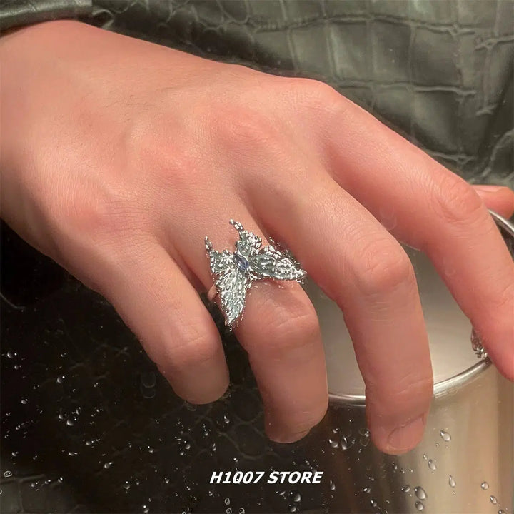 Butterfly Diamond Ring