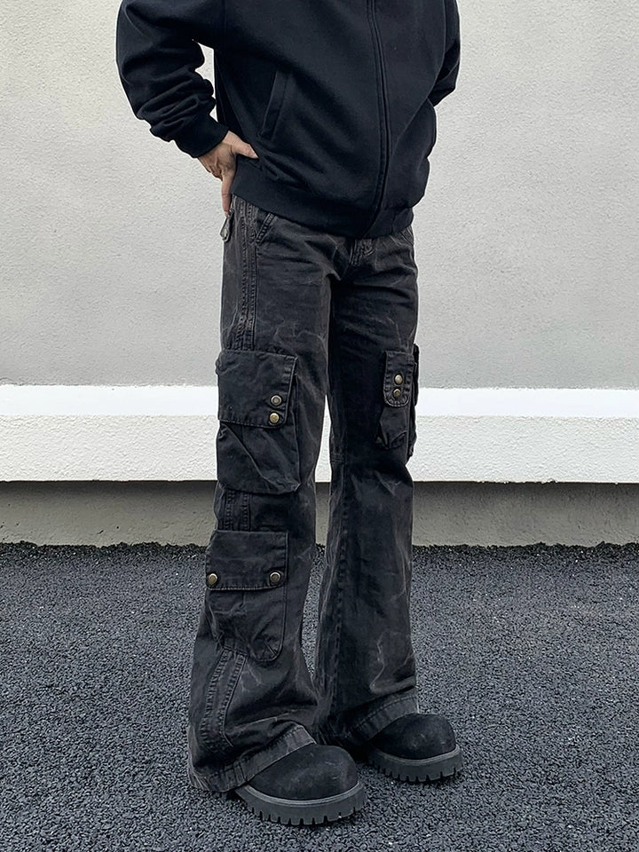 Straight-leg Cargo Jeans