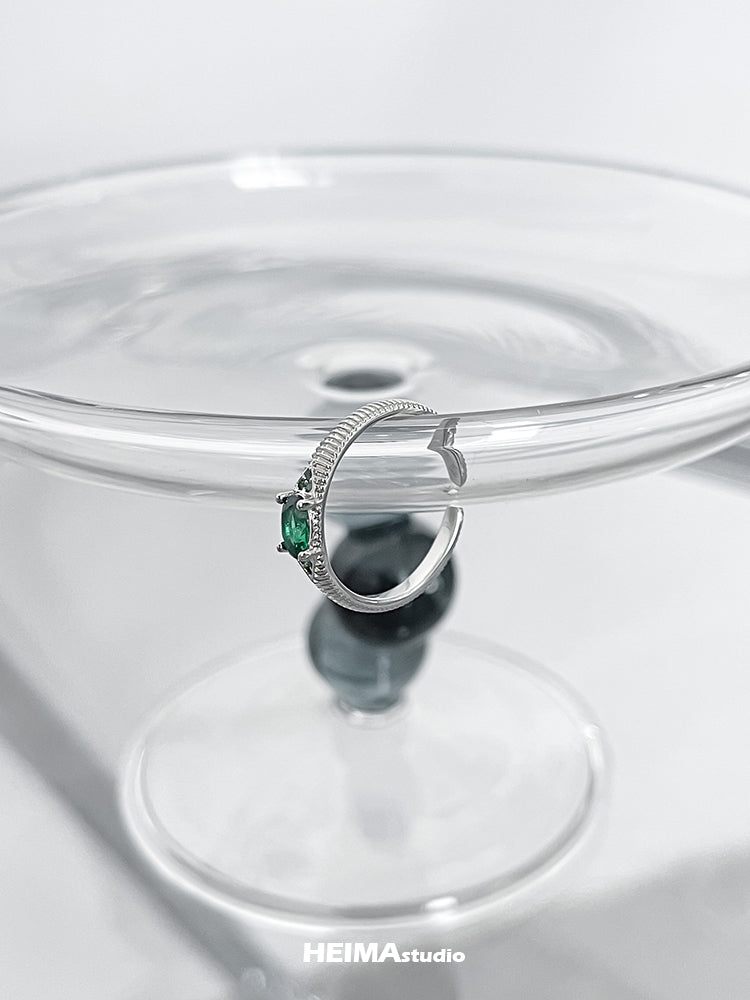 Green Zircon Ring