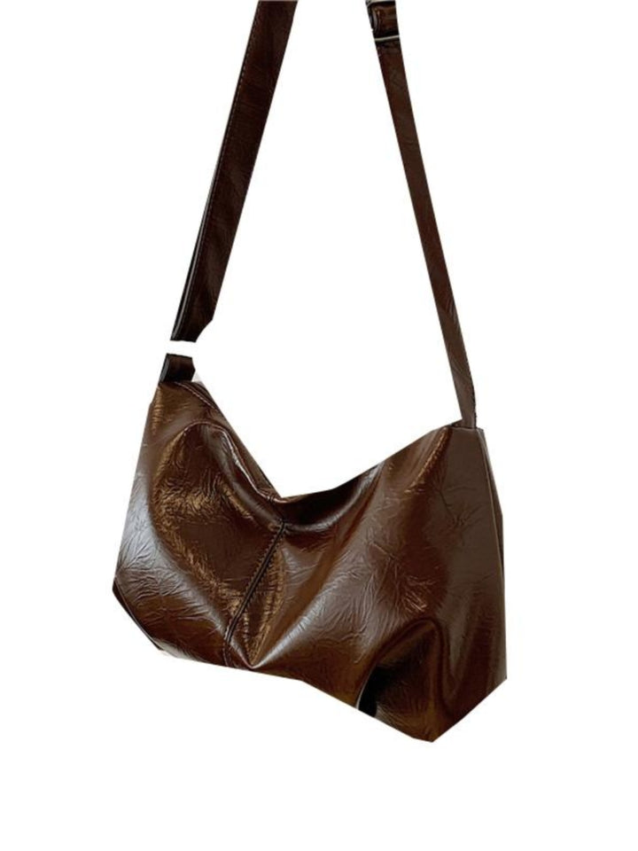 Brown Leather Crossbody Bag