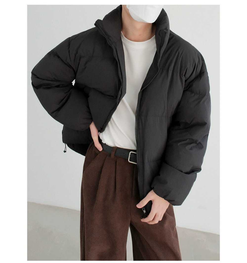 Insulated Jacket with Stand-Up Collar