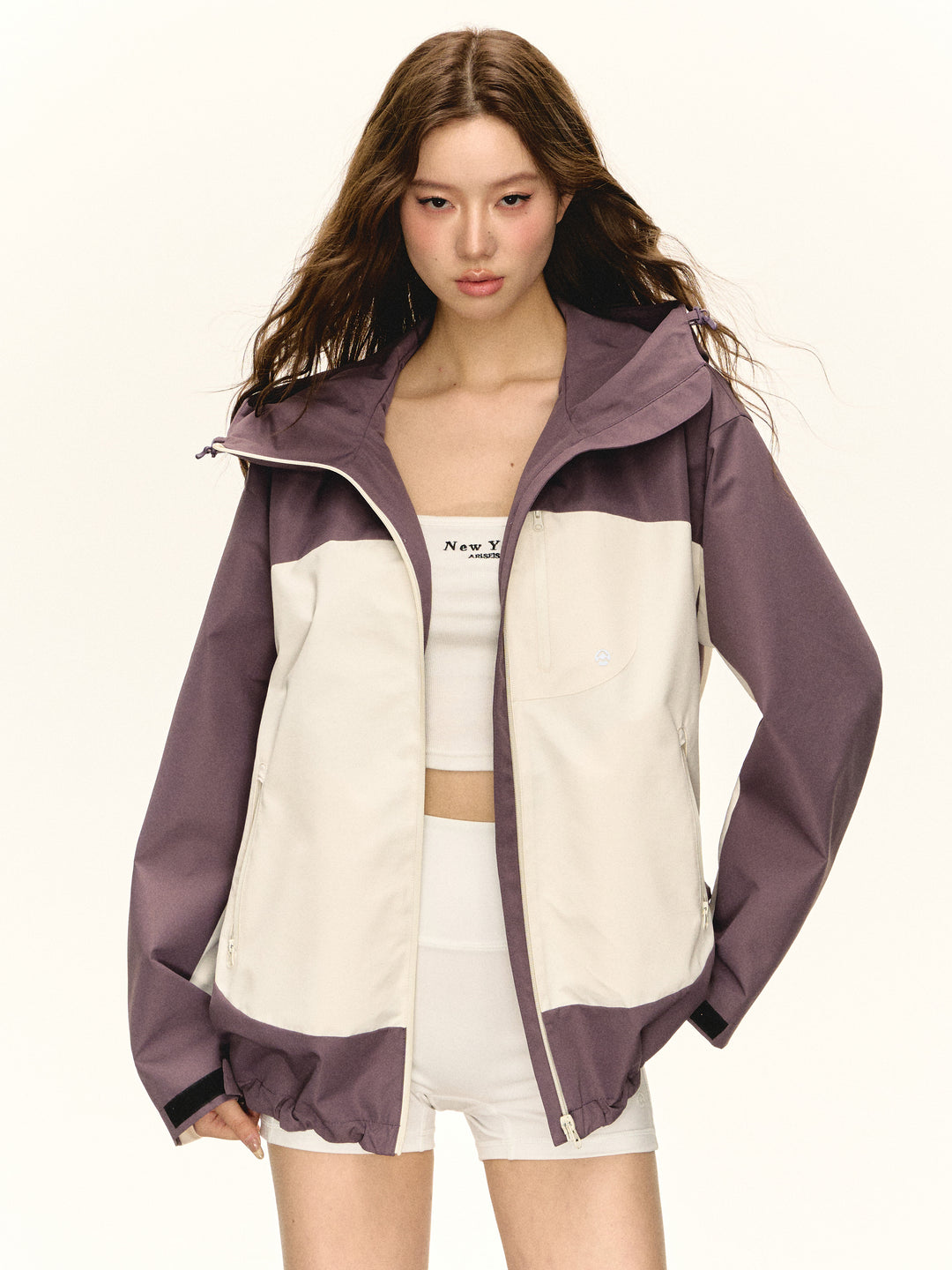 Retro Spring Jacket with Hood