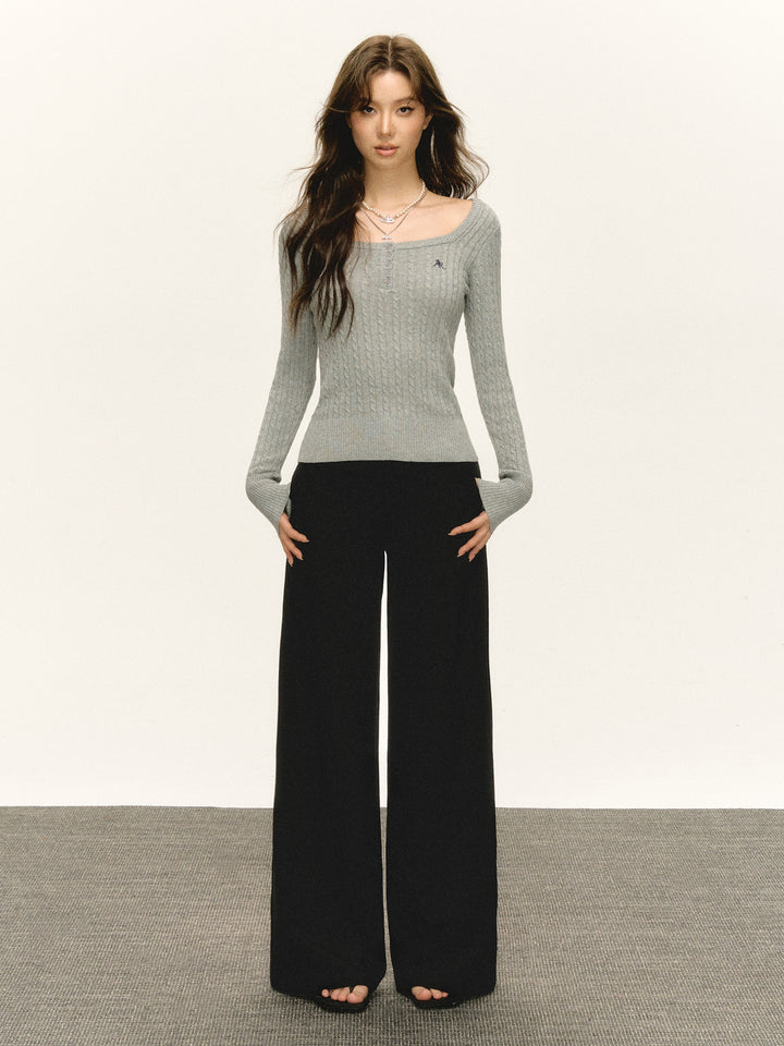 Loose Wide-Leg Casual Pants