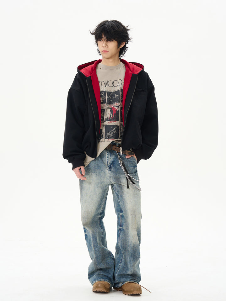 Loose-fit Hooded Jacket