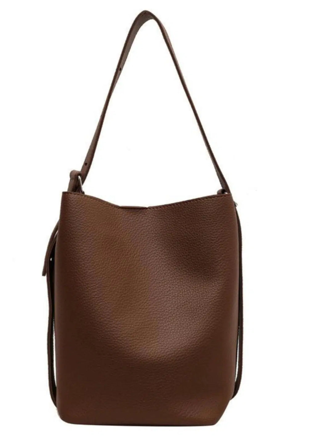 One-Shoulder Crossbody Bucket Bag