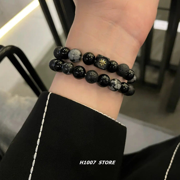 Lava Stone Beaded Bracelet