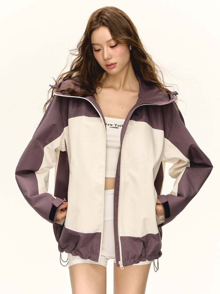 Retro Spring Jacket with Hood