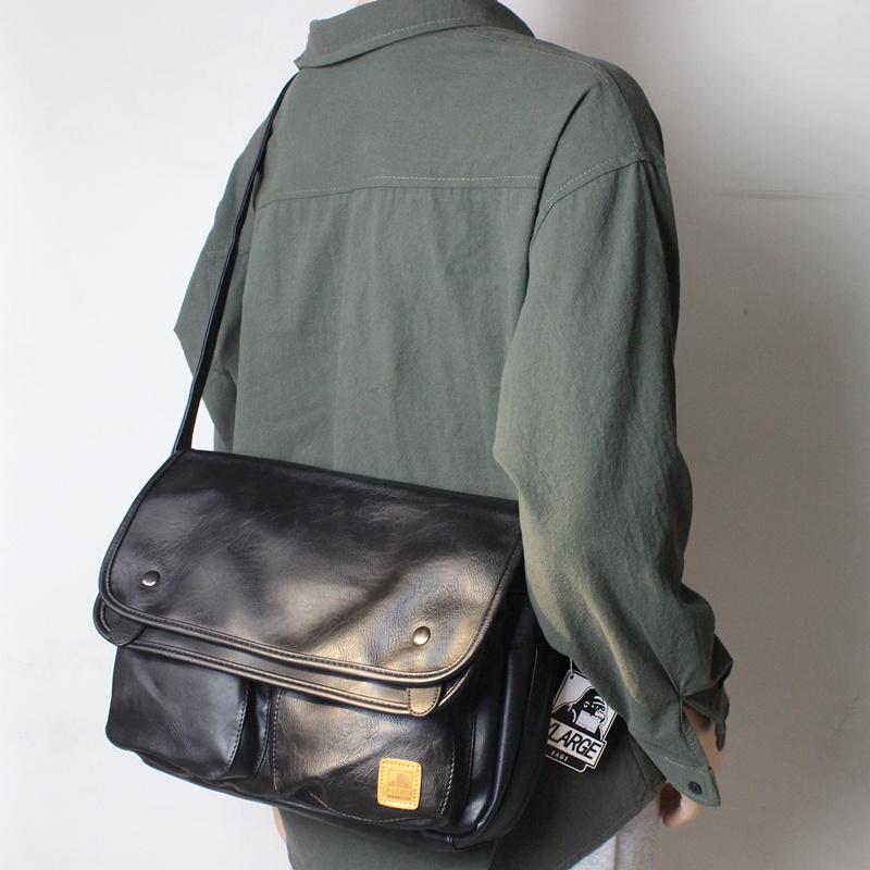 Black Casual Messenger Bag