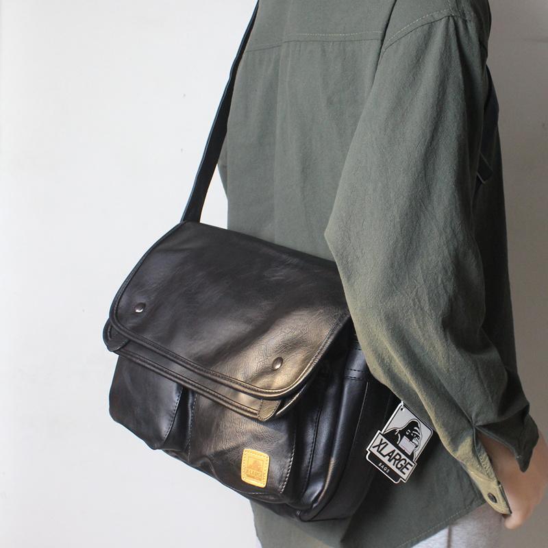 Black Casual Messenger Bag