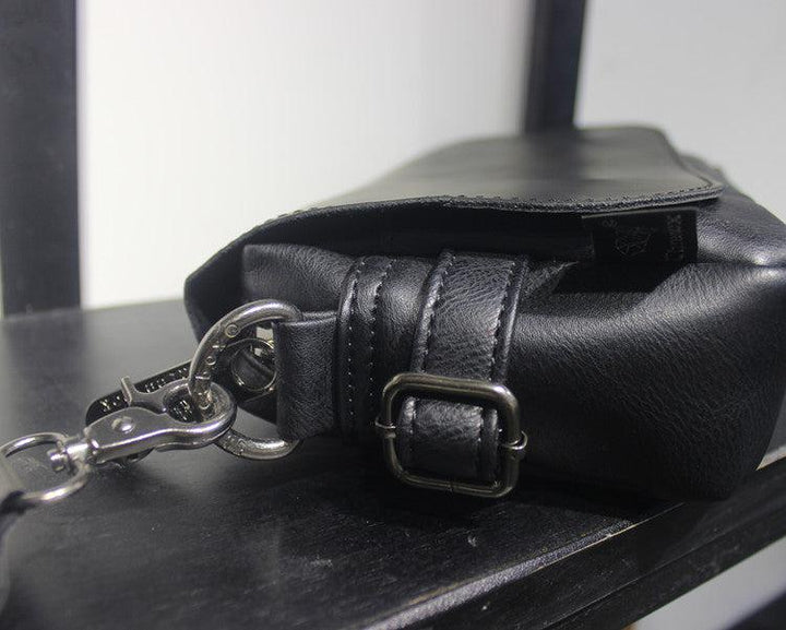 Black Messenger Shoulder Bag