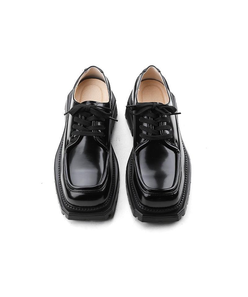 Black Square Toe Dress Shoes