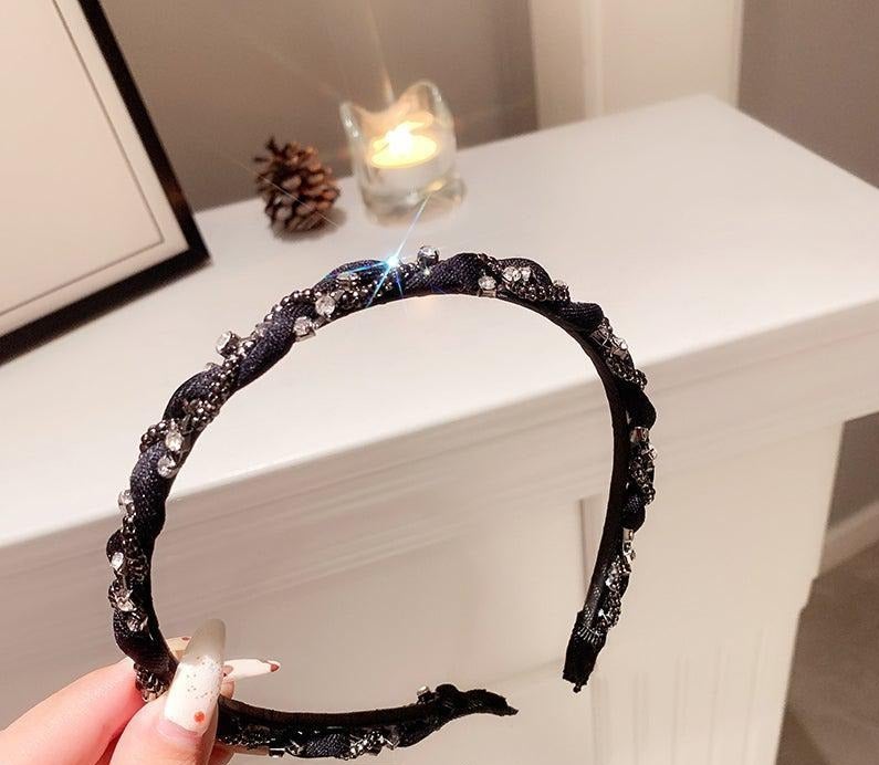 Black Zircon Headband