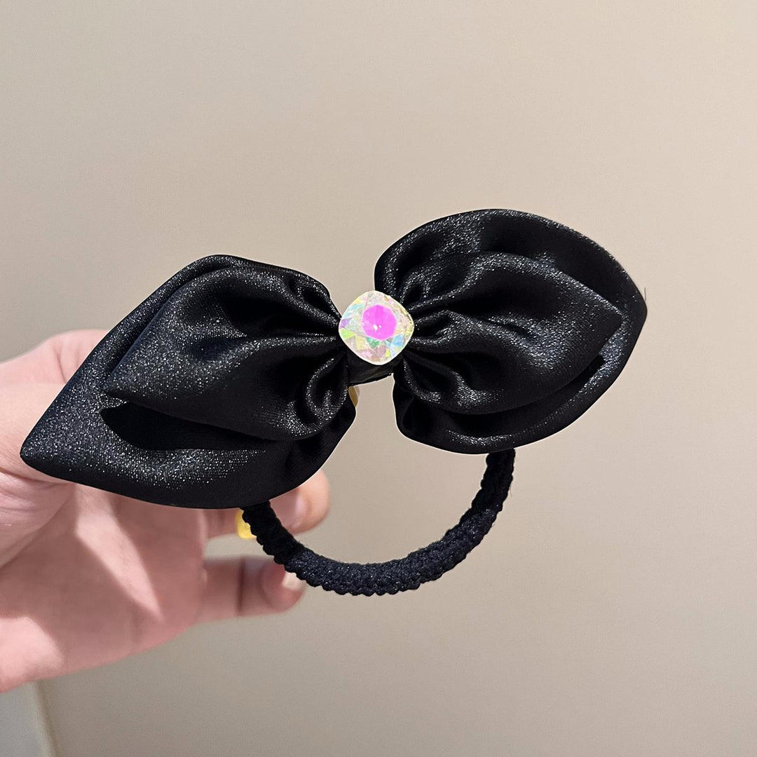 Bow-Knot Diamond Headdress Ponytail