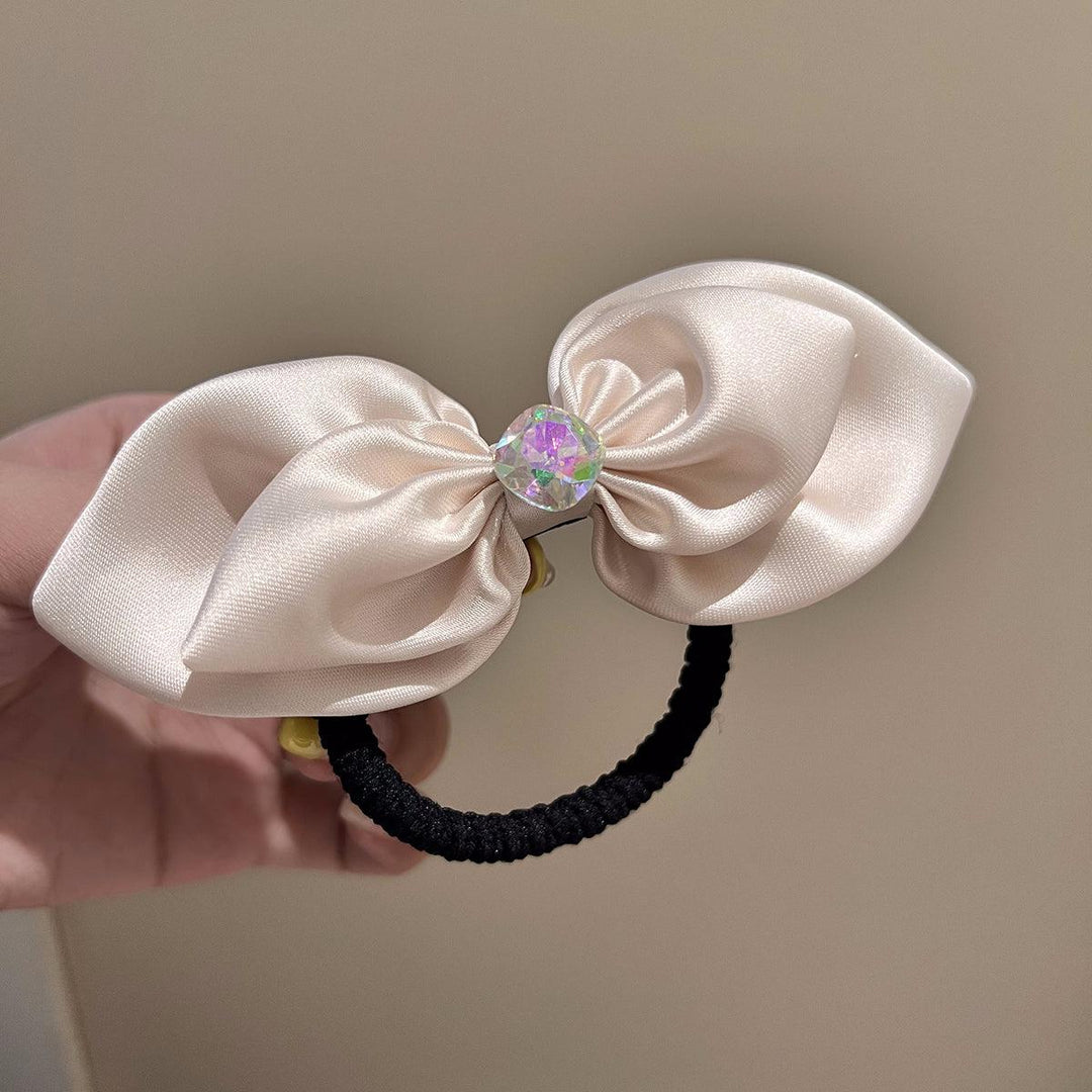 Bow-Knot Diamond Headdress Ponytail