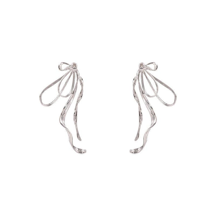 Bow-Knot Zircon Earrings