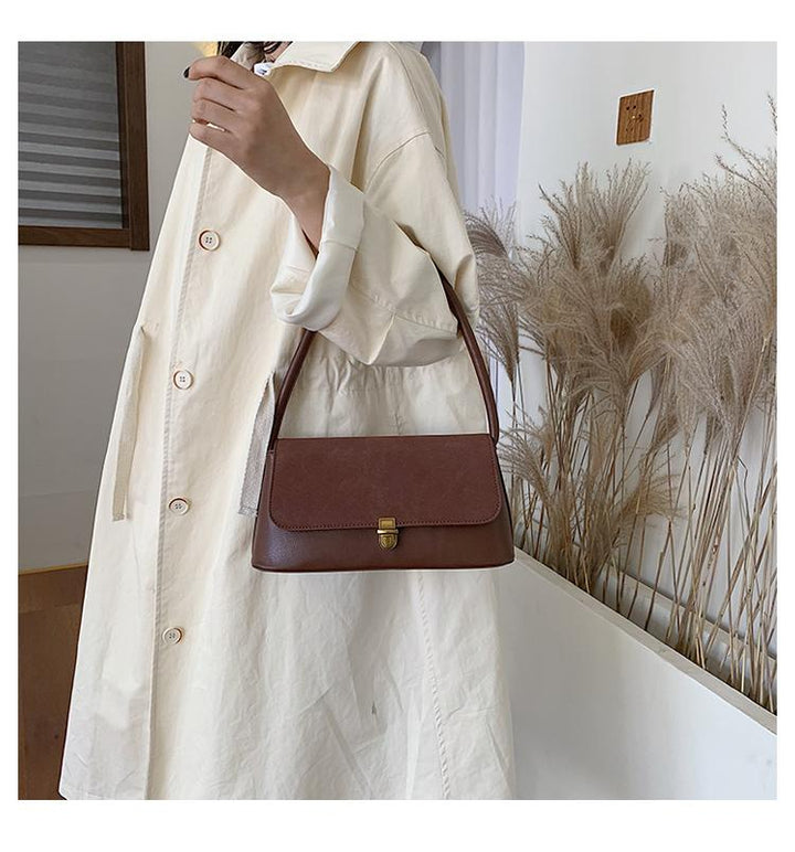 Brown Baguette Bag