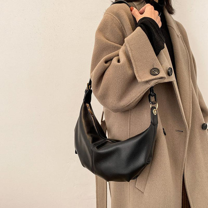 Brown Leather Hobo Bag