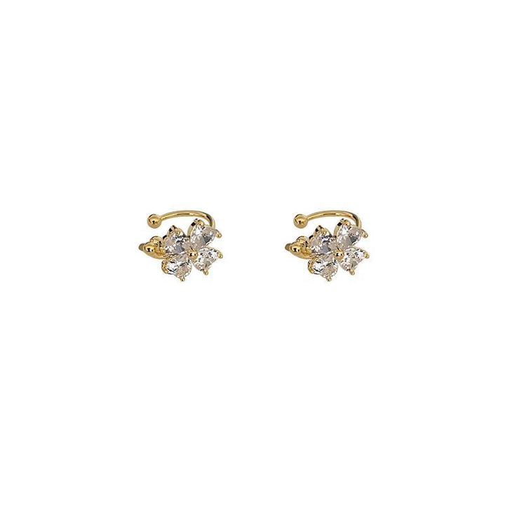 Butterfly Zircon Earring Clip