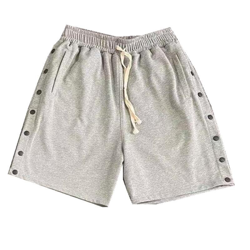 Button-up Elastic Shorts