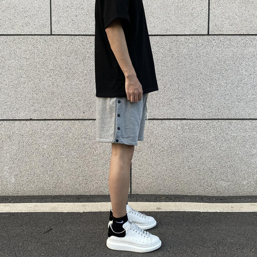 Button-up Elastic Shorts