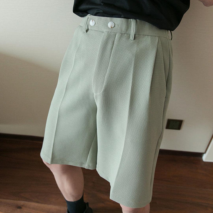 Casual Pleated Shorts