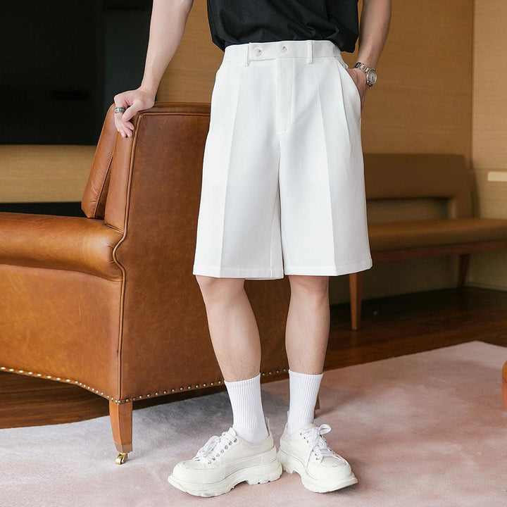 Casual Pleated Shorts