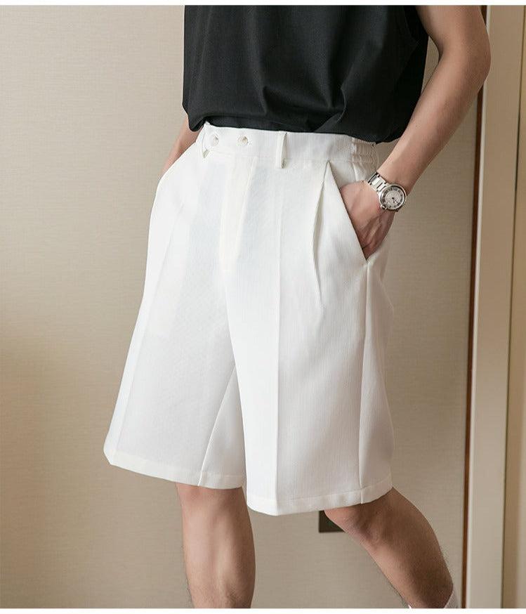 Casual Pleated Shorts