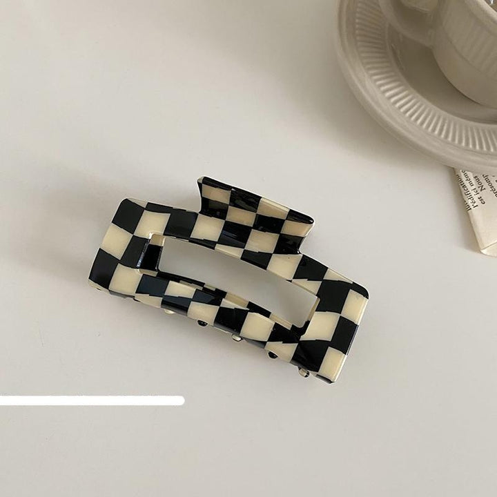 Checkerboard Claw Clip