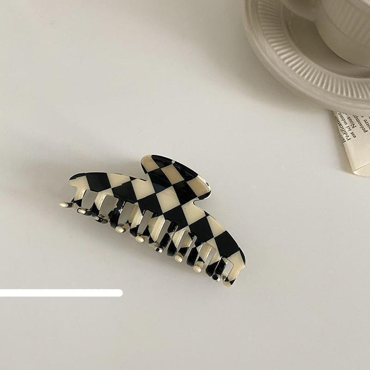 Checkerboard Claw Clip