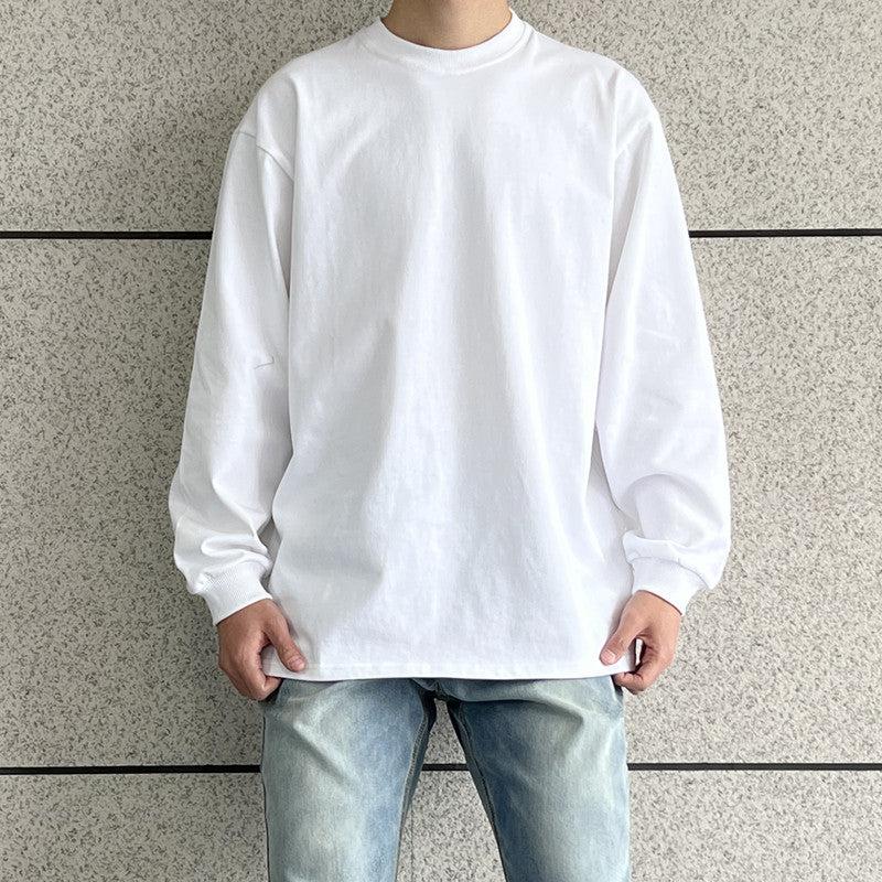 Cotton Basic Round Neck Bottoming Shirt