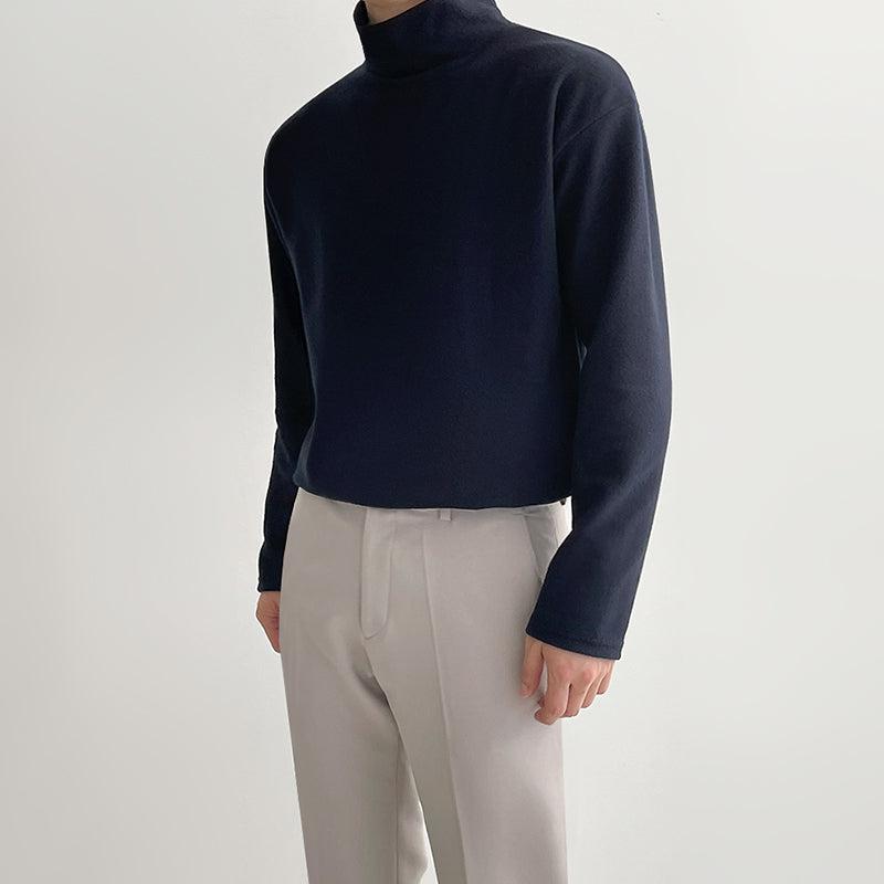 Cotton Turtleneck Bottoming Shirt