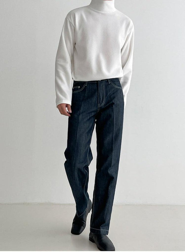 Cotton Turtleneck Bottoming Shirt